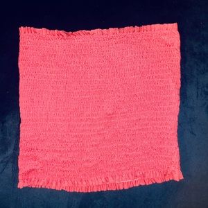 Hot pink tube top